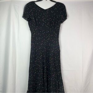 Pure Silk Talbots Polka Dot Multi Color Dress